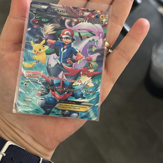 サトシ・ケッチャムGXポケモンカード - Etsy 日本