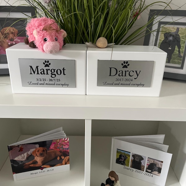 Picture of Personalised Dog Toy Box Crate for Pet Toys With Name Large Wooden ...
