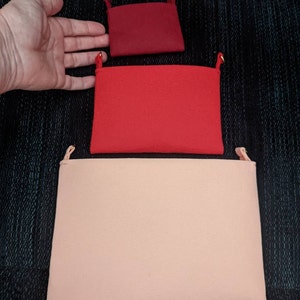 Felt organizer handbag Kirigami insert with Golden chain Crossbody bag  Kirigami Pochette Envelope Bag Insert Organizer - AliExpress