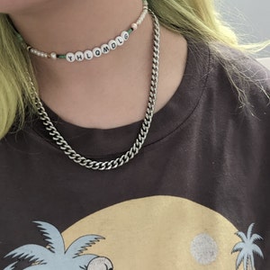 Goma de dinero Licuar tono Collar de cuentas inspirado en Bad Bunny / collar Y2k / collar - Etsy España Goma de dinero Licuar tono Collar de cuentas inspirado en Bad Bunny / collar Y2k / collar - Etsy España