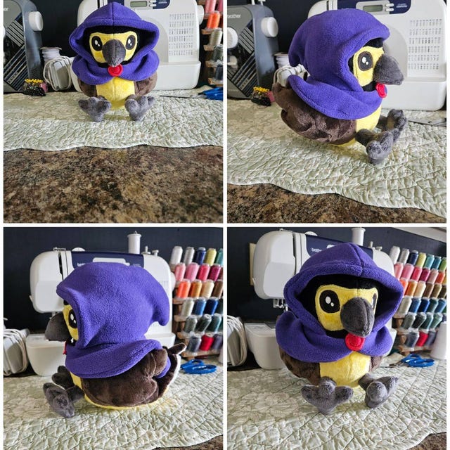 てにをは 繍 ぬいとり シンプルな鳥の目模様の機械刺繍ファイルデザイン ぬいぐるみ用 7
