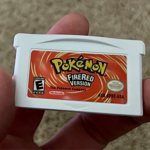 ポケモン ファイアレッド GBA 交換ラベル - 光沢またはメタリック