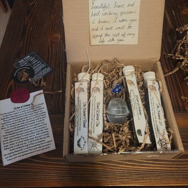 D&D Tea Variety Pack | Potion Tube Sampler | Loose Leaf Tea Gift - Etsy