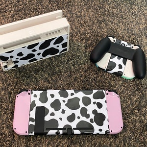 Nintendo Switch Skin // Pink Cow Design // 3M High Quality Full ...