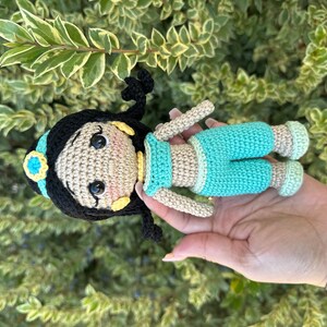 ジャスミン・アラジンのあみぐるみ人形です。ジャズミンのディズニー