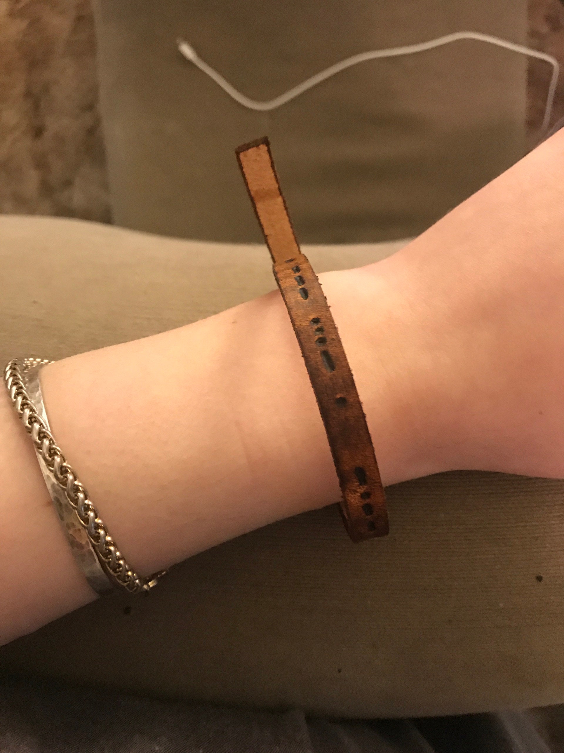 Personalized Morse Code Bracelet