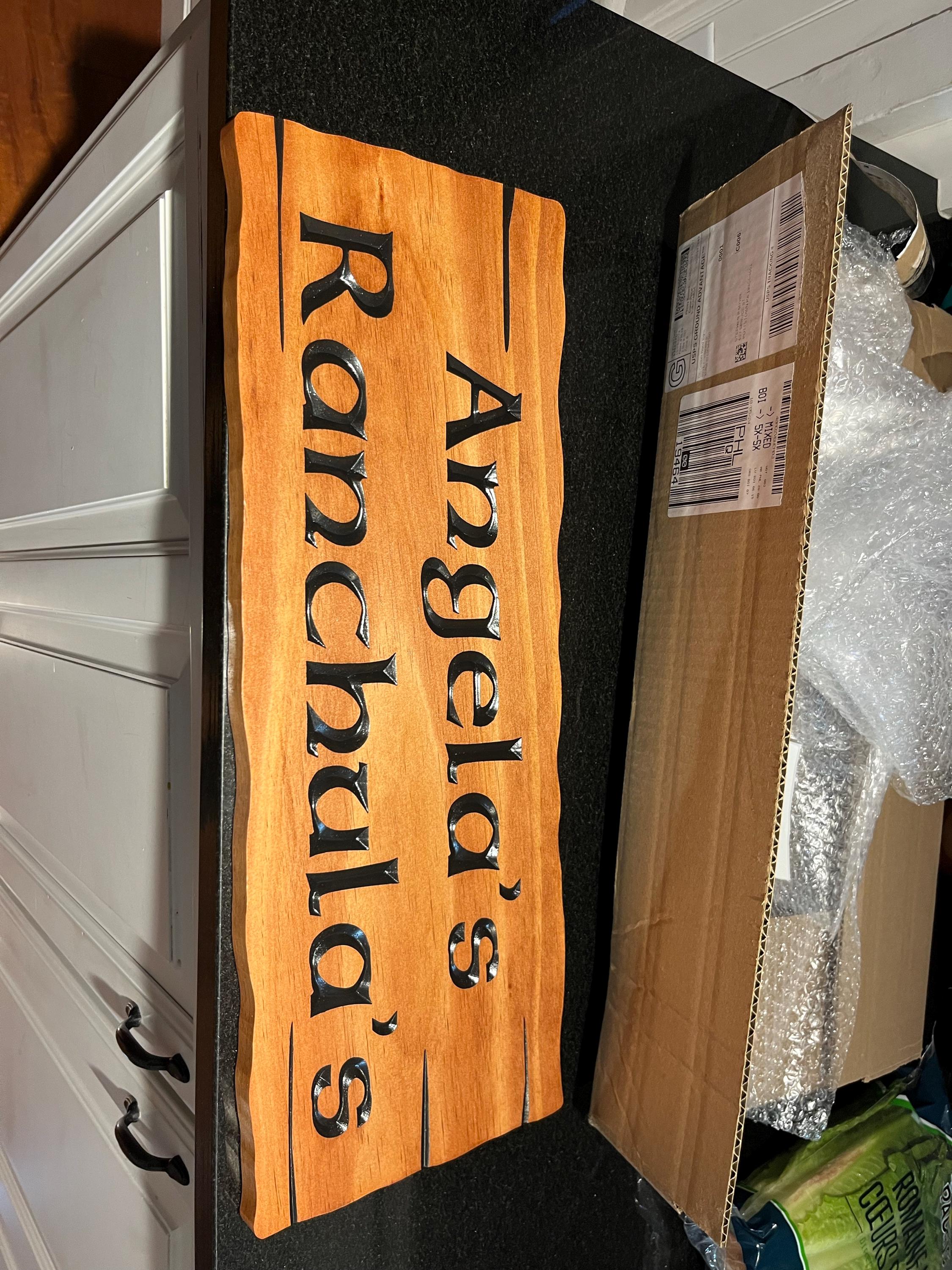 Custom Carved Wood Sign: Cabin, Camp, Lake House Decor