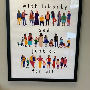 Justice for All Wall Art Social Justice Print Printable Human Rights ...
