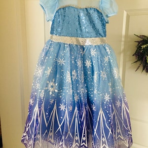 Elsa Frozen dress Elsa birthday dress Frozen dress Elsa | Etsy