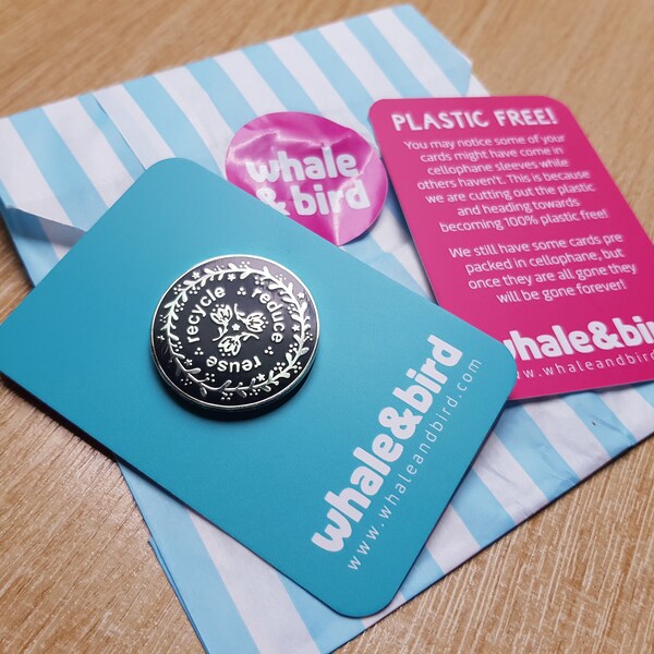 Reduce, Reuse, Recycle Hard Enamel Pin - Etsy