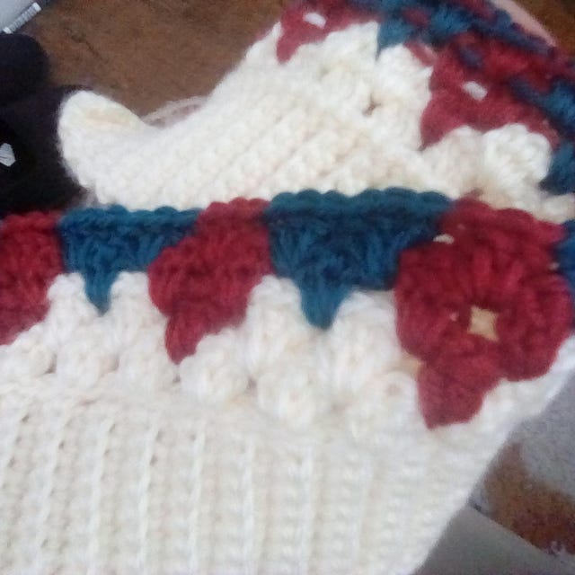 A customer's finished Harvest Hues Crochet Collection