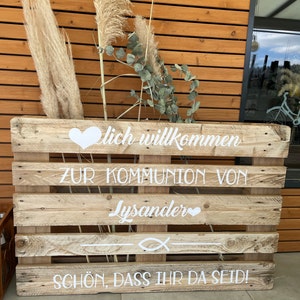 Palettenaufkleber Silberne Hochzeit Willkommen Etsy.de