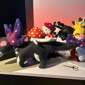 アートドール作家 ひよこ ドラゴン Tiny Dragon Stuffed Animal Sewing Pattern - PDF Digital