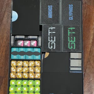 SETI + 宇宙機関拡張ボードゲームインサート - コアボックスにフィット
