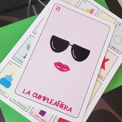 La Cumpleañera Loteria Felíz Cumpleaños Happy Birthday - Etsy