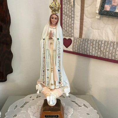 BEST SELLING Our Lady of Fatima made in Portugal. Different Sizes ...