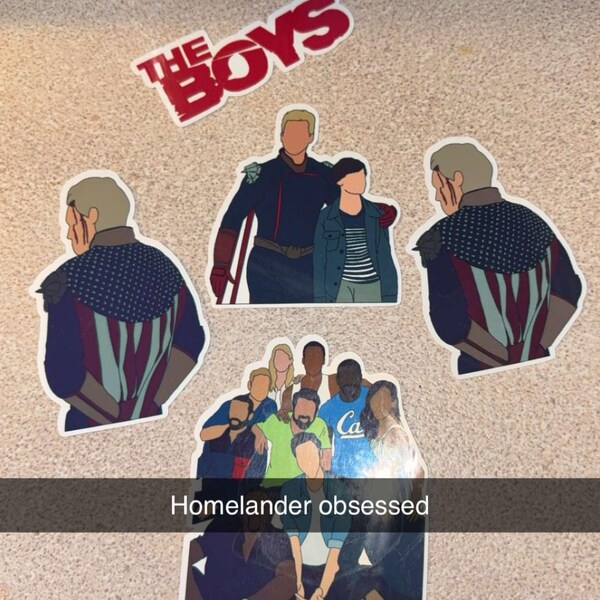 Homlander Flying Sticker The Boys Homelander Sticker - Etsy