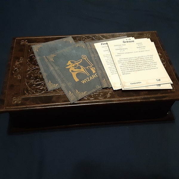 Dnd Wizard Spell Cards | Dnd Spellbook | Printable | D&amp;D Accessory ...