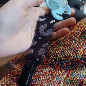 Gothic Goth Bats Newborn No Scratch Mitts Pacifier Clip Spooky Baby - Etsy
