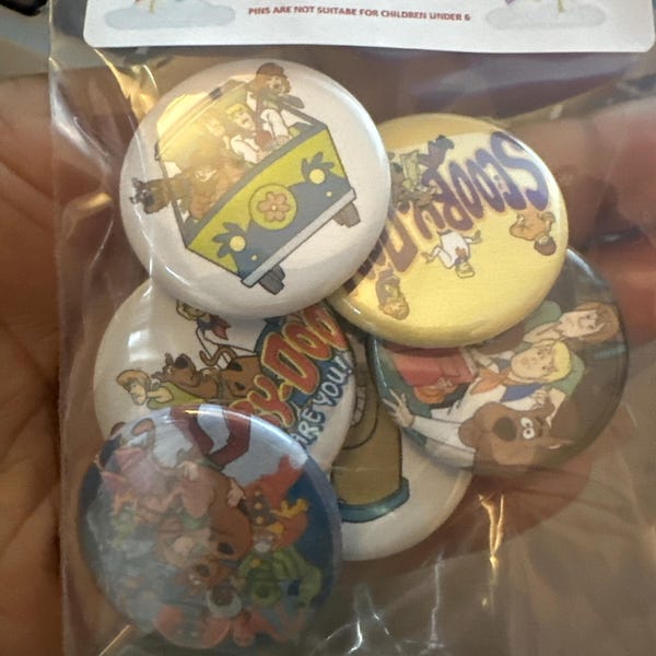 Looney Tunes Classic Cartoons Badge Button Pin Set of 6 - Etsy