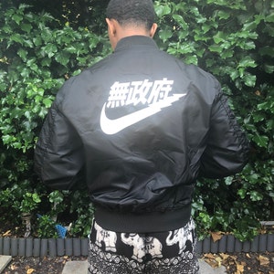 kanji bomber jacket