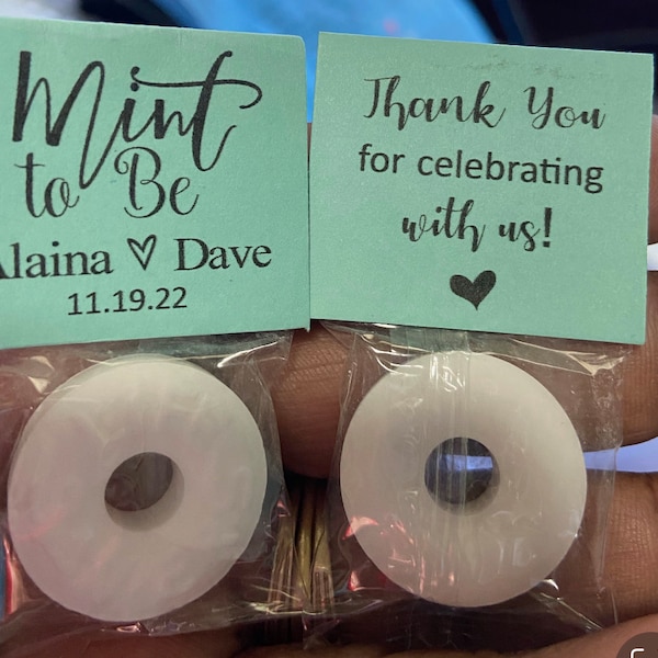 Mint to Be Wedding Favors for Guests in Bulk, Lifesaver Mints ...