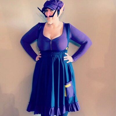 Goth Viking Queen Wedding Dress With Sleeves Unique Faux Fur Trimmed ...