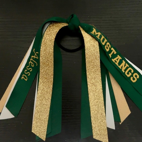 Sports Ribbon Flow Choose Your Team Colors, Sport, Ribbons, and Length - Ribbon Streamer ...