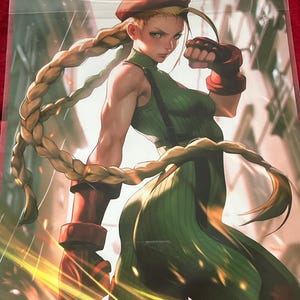 Cammy Art Print | Street Fighter 6 Poster | Cammy White Wall Art