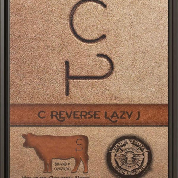 Front Door Welcome Sign Western Themed CUSTOM CATTLE BRAND Outdoor ...