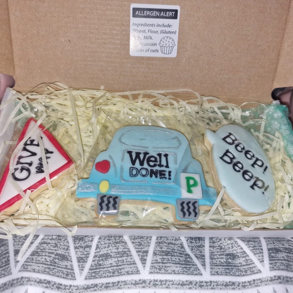 Driving Test Pass Gift Driving Test Pass Personalised Gifts Driving Test Pass Cookies Driving