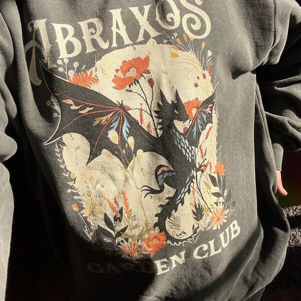 MNIGIU Tragetasche "Abraxos Garden Club" – Throne Of Glass Motiv Baumwoll-Einkaufstasche