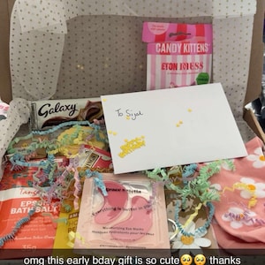 Gabby added a photo of their purchase