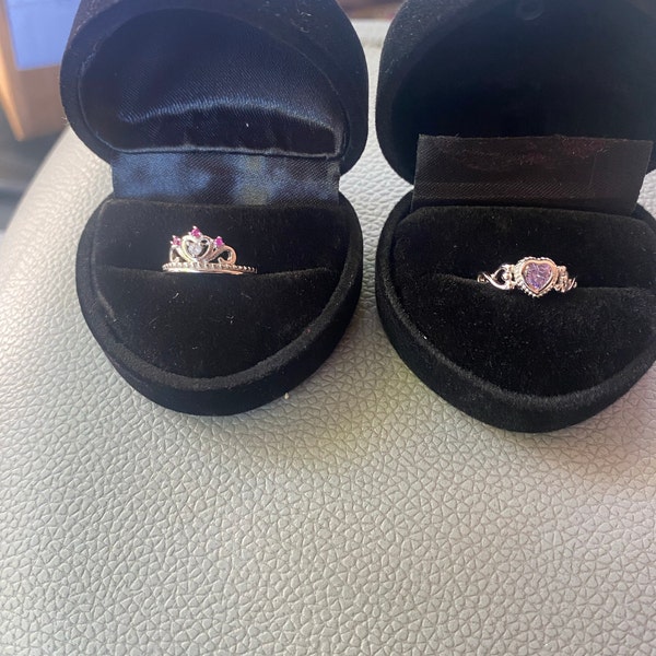 Little Girls Sterling Silver Baby Ring With Princess Tiara, Princess ...