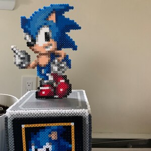 Vector the Crocodile Perler Sonic Perler Knuckles Chaotix 