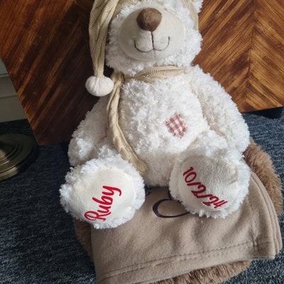 Teddy Bear Buy Personalised Christening Gift, Custom Baptism Gift, Unicorn Soft Toy Plush, Christening Gift For Girls, Baby Keepsake, Present Online In India Godson Gifts - Foto 9