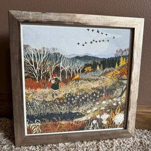 Scooped Burl Wood Custom Picture Frame - Mahogany