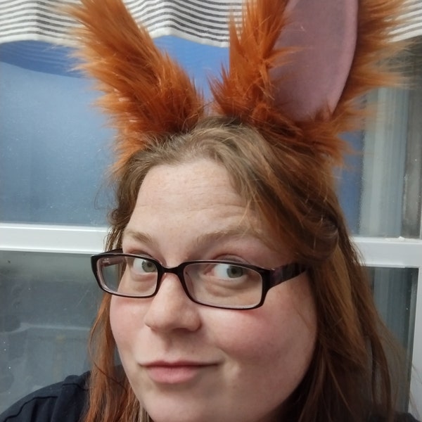 Rabbit Ears Custom Costume Bunny Ears - Faux Fur Animal Ears - Anime ...