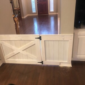 double door dog gate