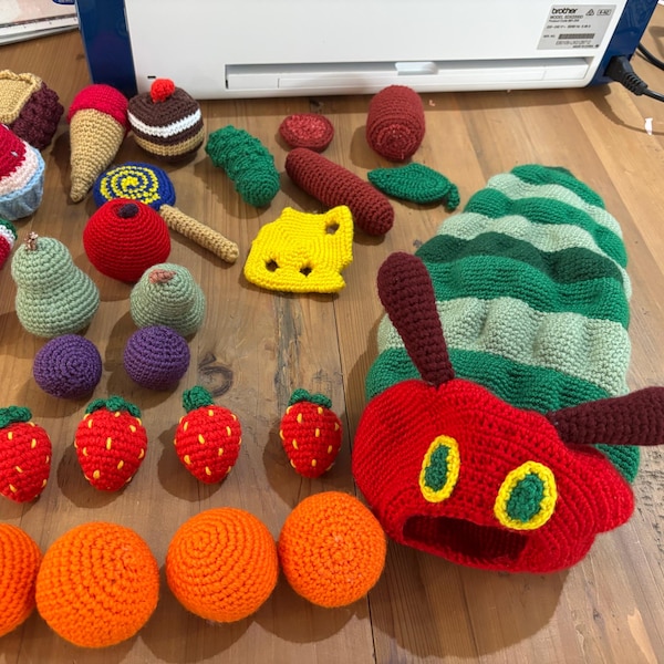 BUNDLE - the Very Hungry Caterpillar + Expansion Crochet Pattern ...