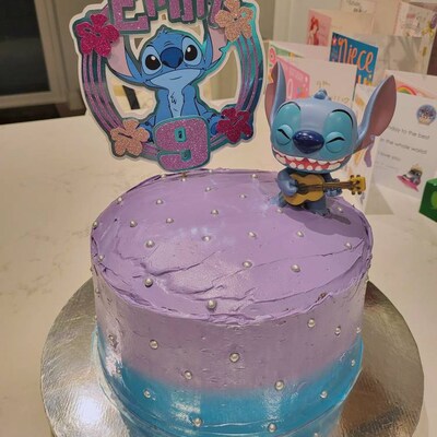 Stitch Cake Topper 3d Con Shaker - Sakura Artesania - Foto 6