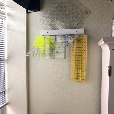Spot-on Ruler Rack: Efficient Storage of Large Quilt Rulers and Mats in ...