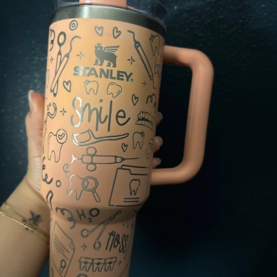 Highland Cow Western 40 OZ Travel Tumbler With Handle-full Wrap Laser