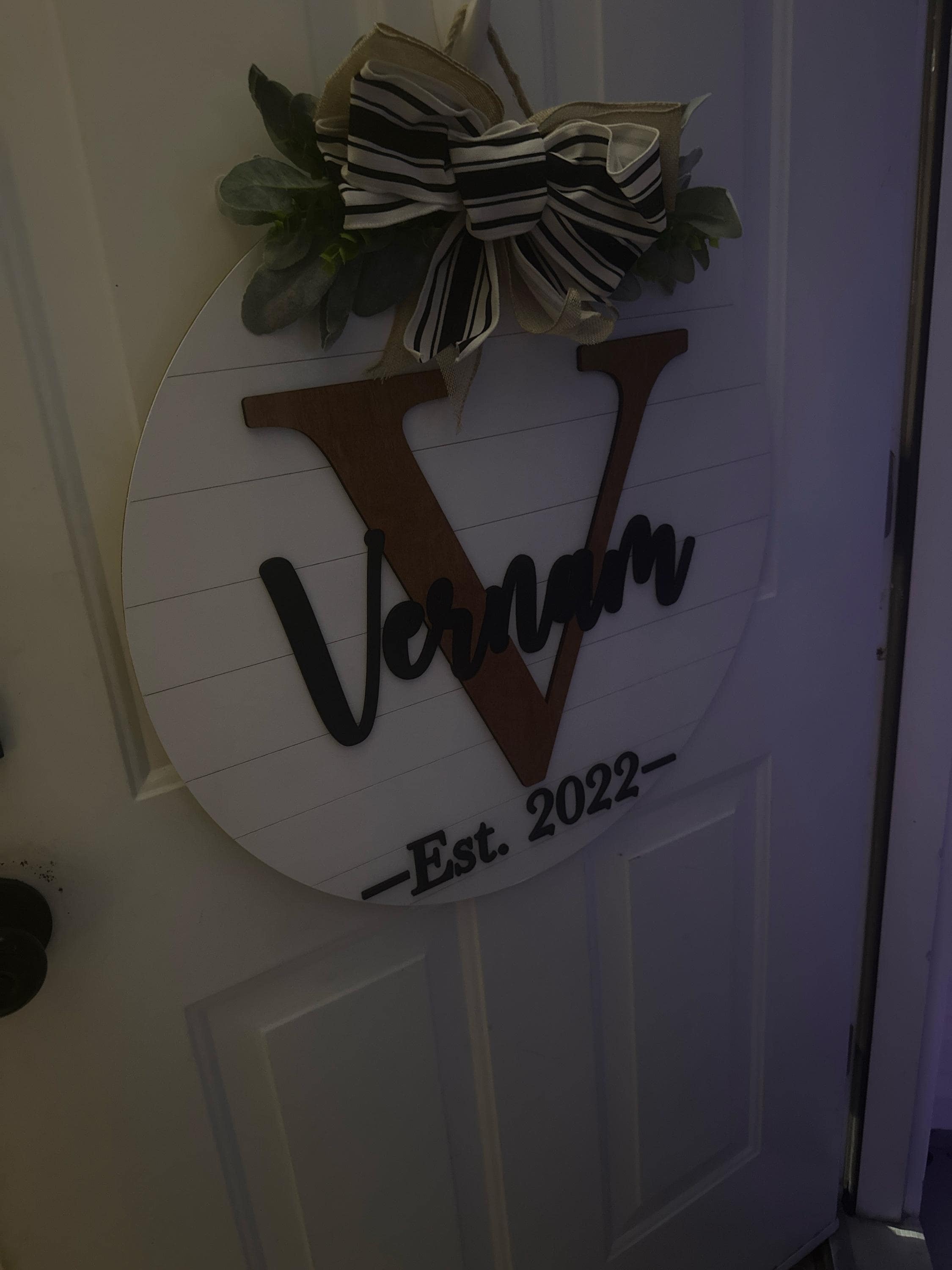 Last name front door sign|Last name door sign|Welcome sign|Last name sign|Welcome sign with last name|Family name door sign|Family wood sign