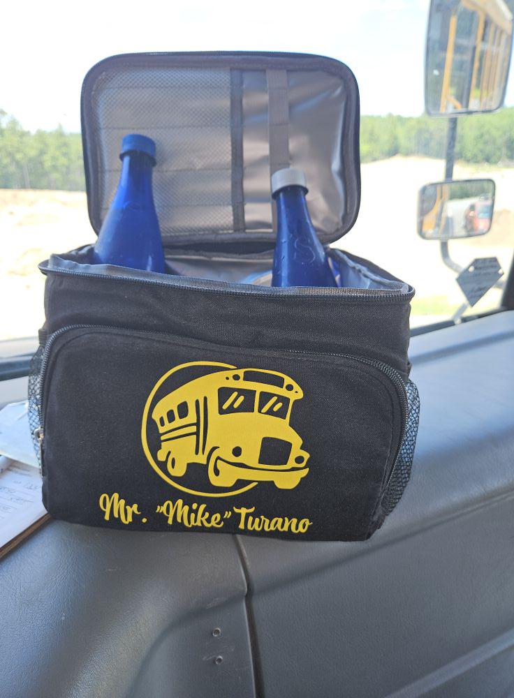 Custom School Bus Driver Lunch Bag, Personalized Teacher Lunch Box, Insulated Lunch bag for Transit Driver, Bus Driver Appreciation gift
