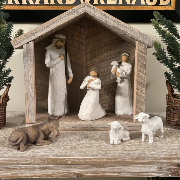 Wood Block Risers, Reclaimed Wood Riser, Farmhouse Decor, Plant Stand ...