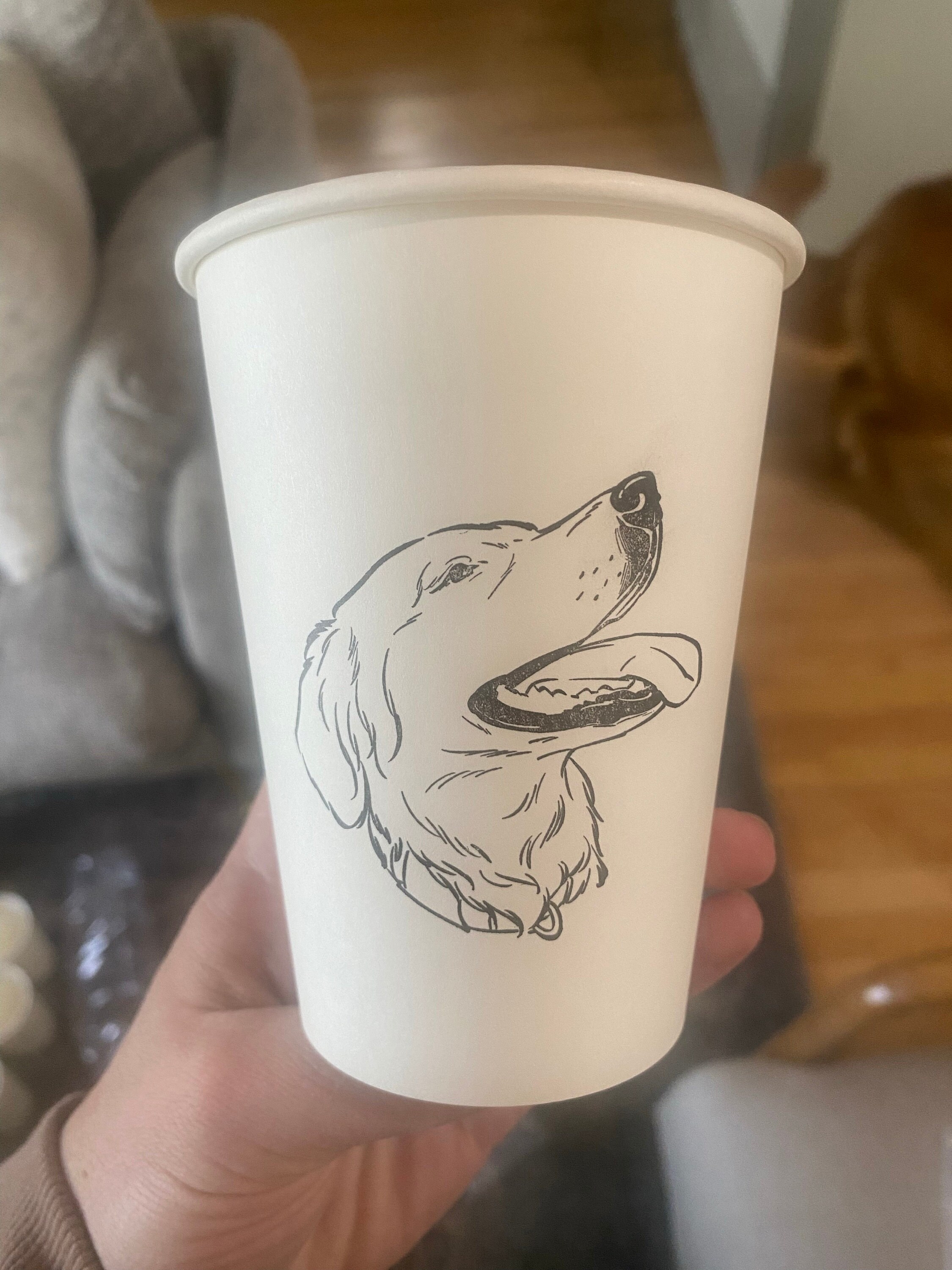Personalized Custom Pet Rubber Stamp - Hand-Drawn Portraits for Pet Lovers