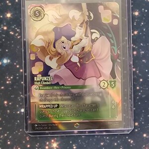 Rapunzel High Climber ROJ (alt Art) Lorcana Proxy/orica - Etsy