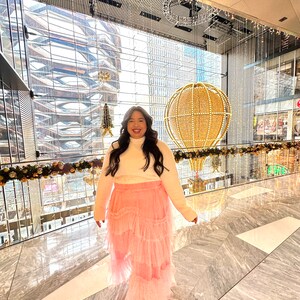 Ruffled Fairy Tulle Skirt,full Flowy Long Skirt,women A-line