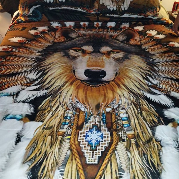 Navajo Aztec Tribal Native Indians American Print Duvet Cover Bedding Set main image 0